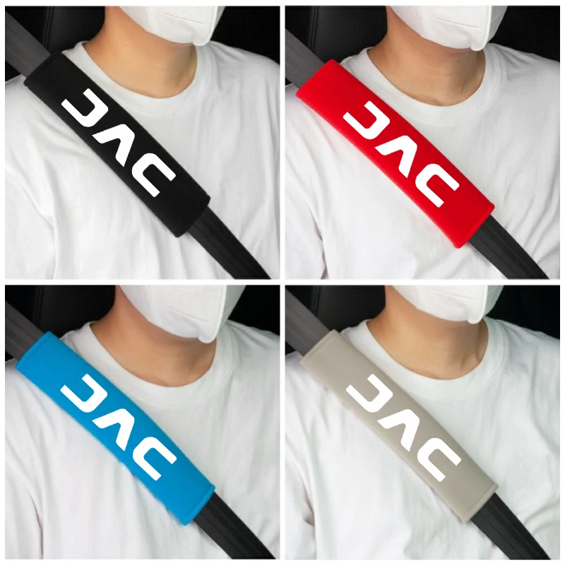 

2pcs Flannel fabric Car Seatbelt Shoulder Protector Cover Car Seat Belt Covers For JAC Refine J3 J2 S5 S3 J5 J6 J4 T8 Vapour S2