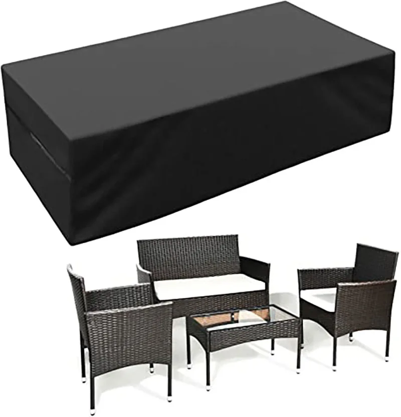 Outdoor furniture cover, table and chair cover, sunscreen waterproof garden furniture garden table and chair dust cover