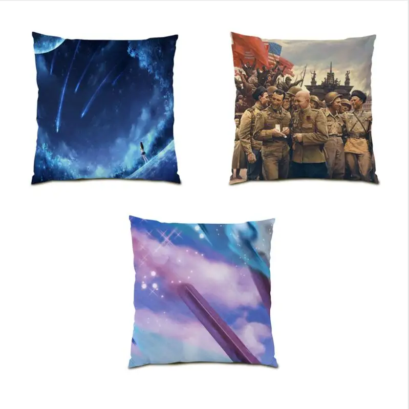 

Sofas for Living Room Velvet Pillowcase Polyester Linen Decoration Home Decor Beautiful Scenes Cushion Covers Decorative E1096