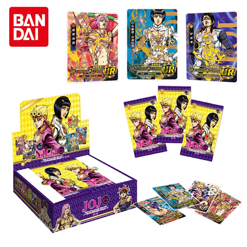 

Original Japanese Anime JoJo Bizarre Adventure jojo cards Characters Collection Cards hobby Game collectibles for Children Gifts