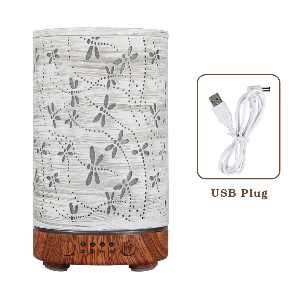 Dragonfly Cool Mist Essential Oil Diffuser with Auto Shut-Off, 100ml Capacity