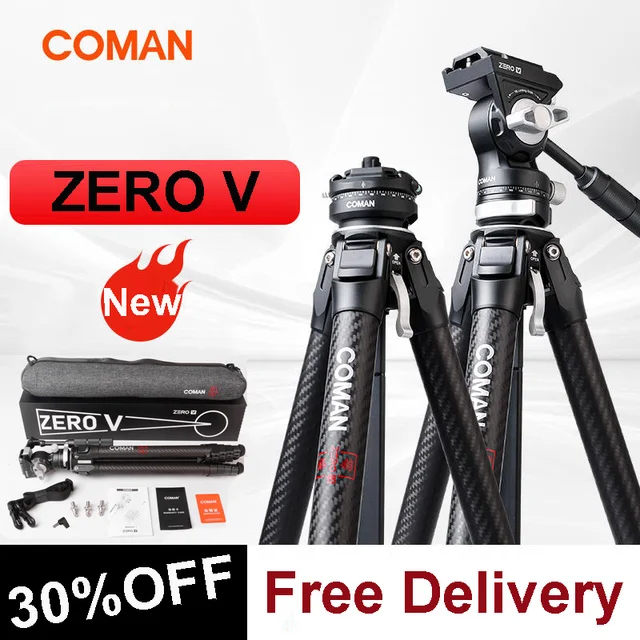 Coman ZERO V Quick Release Video Tripod: The Perfect Companion for Travel and Professional Photography