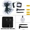 LED Solar String Lights Outdoor 60 Leds Waterproof Crystal Globe Lights with 8 Modes Garden Light for Patio Party Tree Decor 6