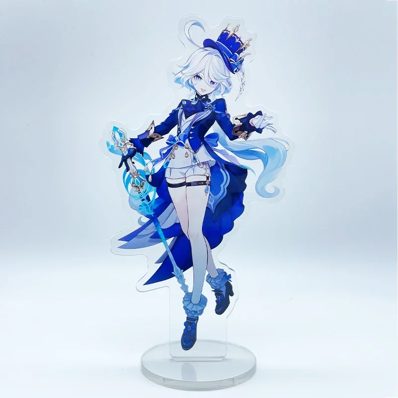 Game Impact Furina Navia Neuvillette Wriothesley Beelzebul Zhongli Anime Yoimiya Lyney Acrylic Stand Model Desk Decor Standing