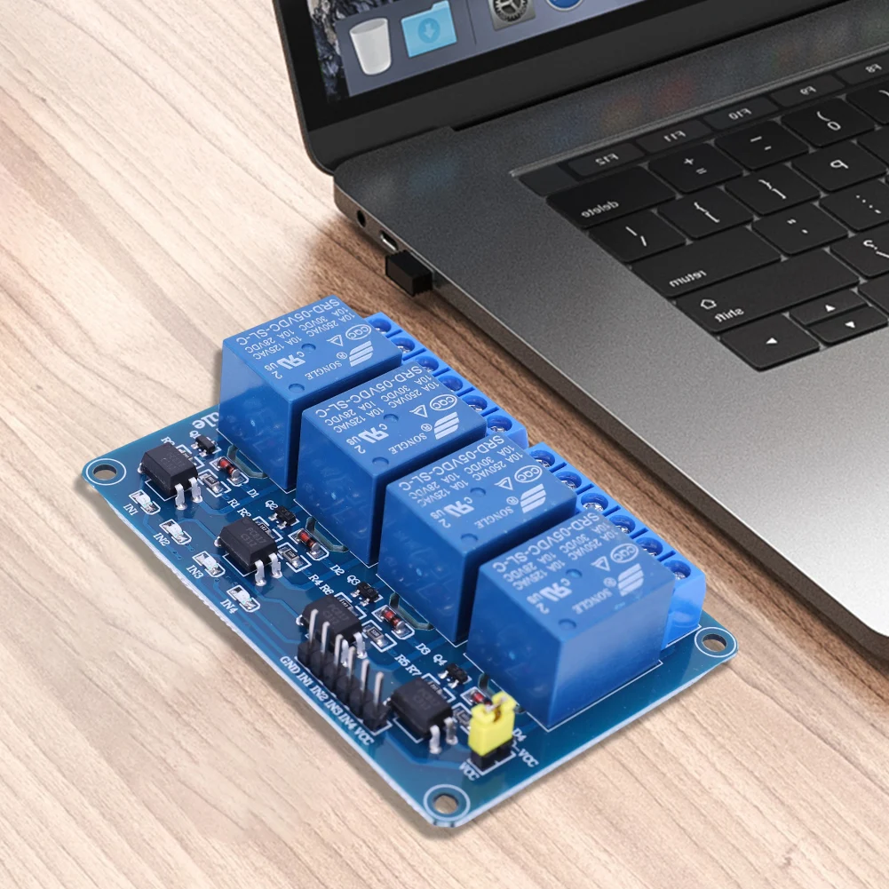 4-Way-Relay-Module-AVR-51-PIC-5V-12V-4-Channel-Relay-Module-with ...