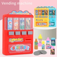Creative Fun Vending Machine Candy Vending Machine Early Learning Play House Toys Drink Machine Toys Kids Coin Operated Toys 1