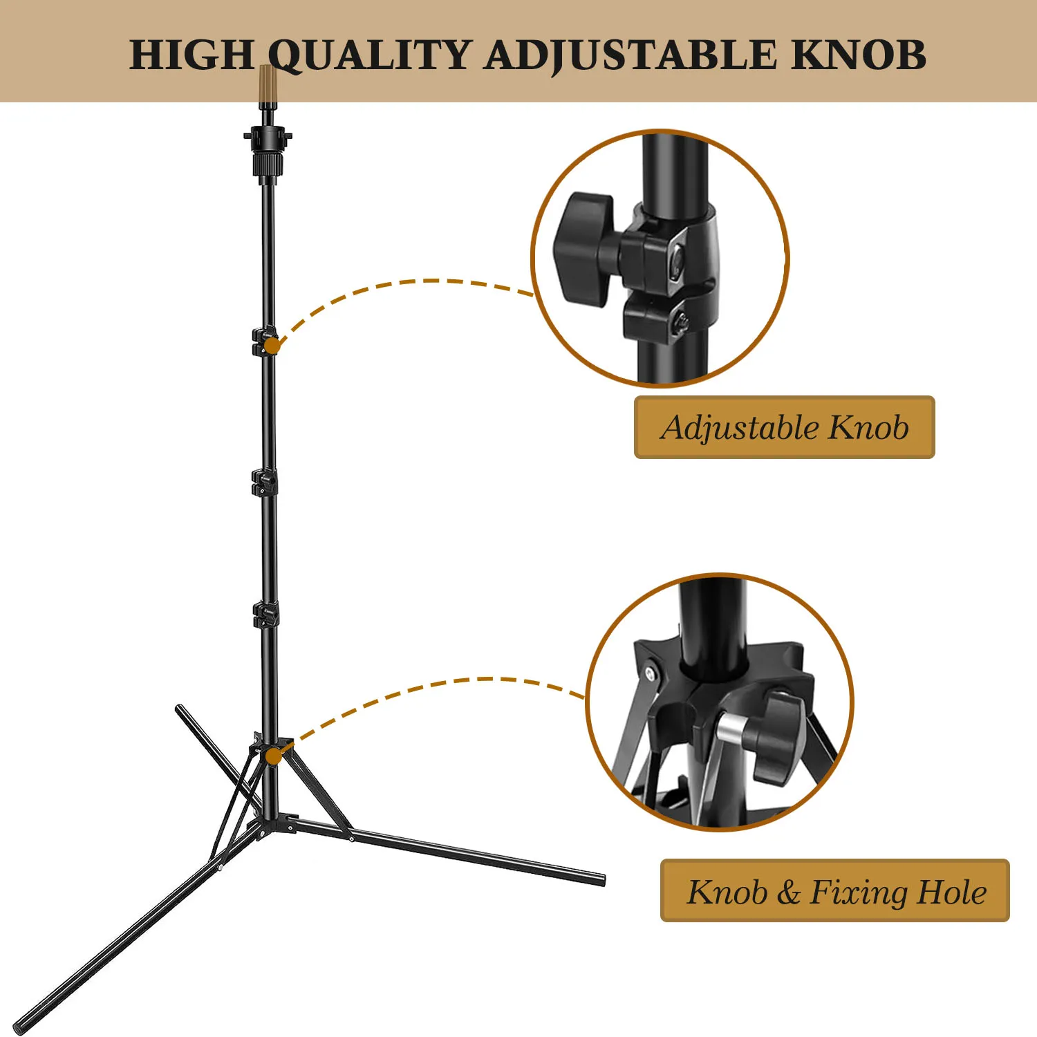 Wig Stand Wig Stand Holder Wig Storage Stand Wig Supplies 150cm Wig Stand Tripod-59 Inch Mannequin Head Stand Wig Tripod Head Mannequin Adjustable