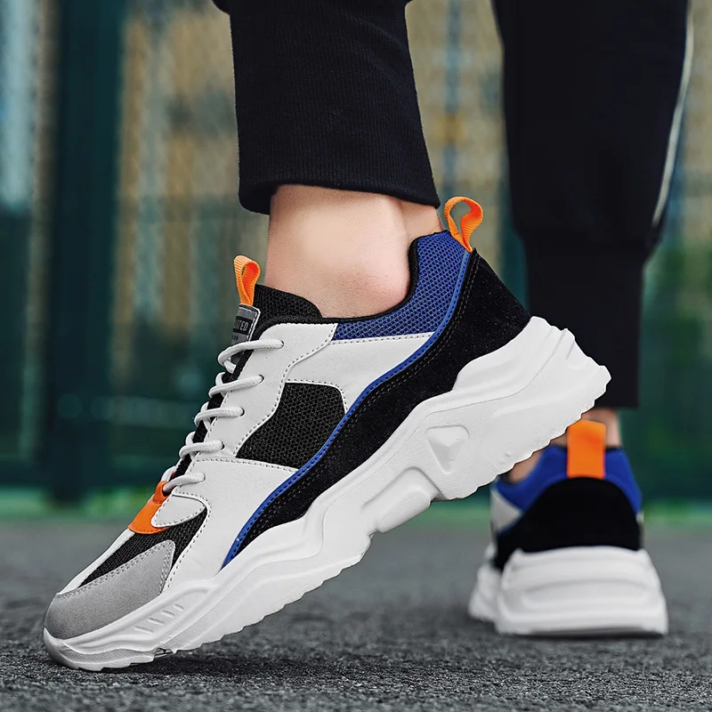 

Fujeak Lightweight Casual Men's Shoes Comfortable Breathable Sneakers Outdoor Fashion Trendy Anti-slip Running Shoes Large Size