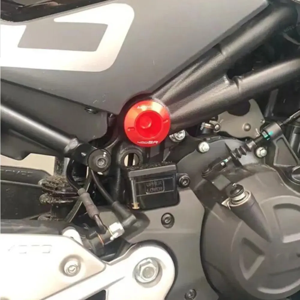 

Motorcycle Accessories FOR CFMOTO 450SR 450SS 450 SR 450 SS 2022-2023 2024 Frame Hole Cap Plug Frame Insert Swingarm bolt Cover
