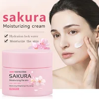 Crème à l'essence Sakura, hydratant pour le visage aux fleurs de cerisier pour peaux sèches et rugueuses, Anti-vieillissement, Lifting du visage, réparation nourrissante au collagène 2