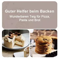 Многофункциональный кухонный миксер Topstrong 1300 Вт 11-в-1, кухонный комбайн YYFP410 — изображение 6