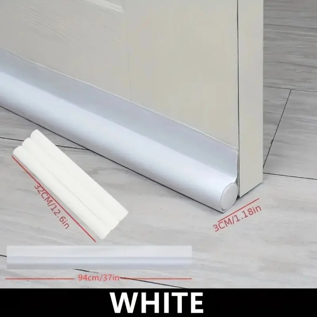 Door Bottom Sealing Strip 1pc Adjustable Weatherstrip Under Door Draft Stopper Anti-cold One Side Foam Blocker