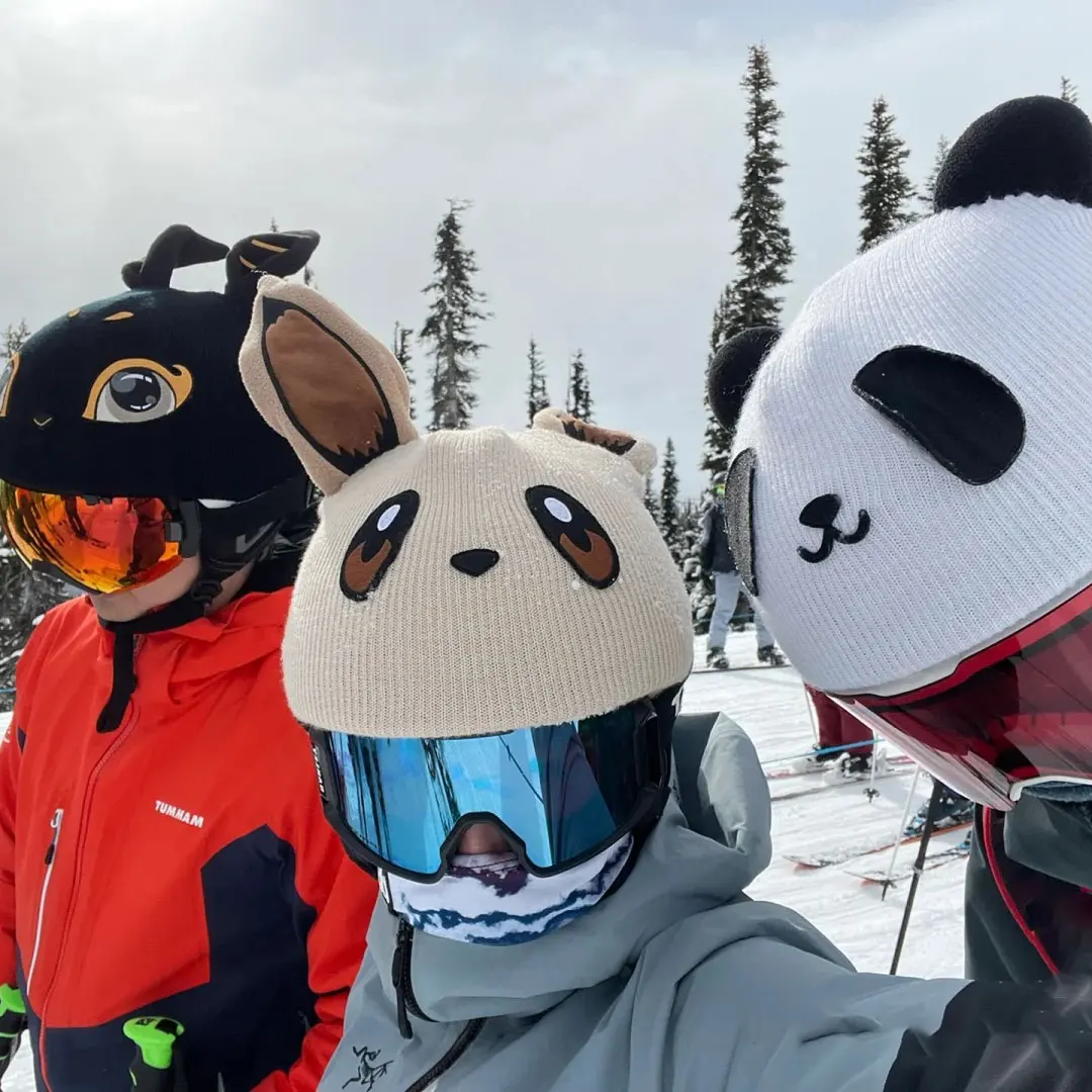 Ski Helmet Cover Kids Cute Cartoon Electric Scooters Adult Decoration