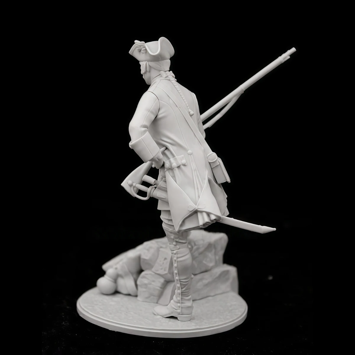 French Infantry Resin Model Kit - 54mm Unpainted Military-Themed Collectible