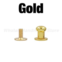 20 Sets Decorative Metal Alloy Rivet Spikes for DIY Crafts and Leather Accessories (Gold)