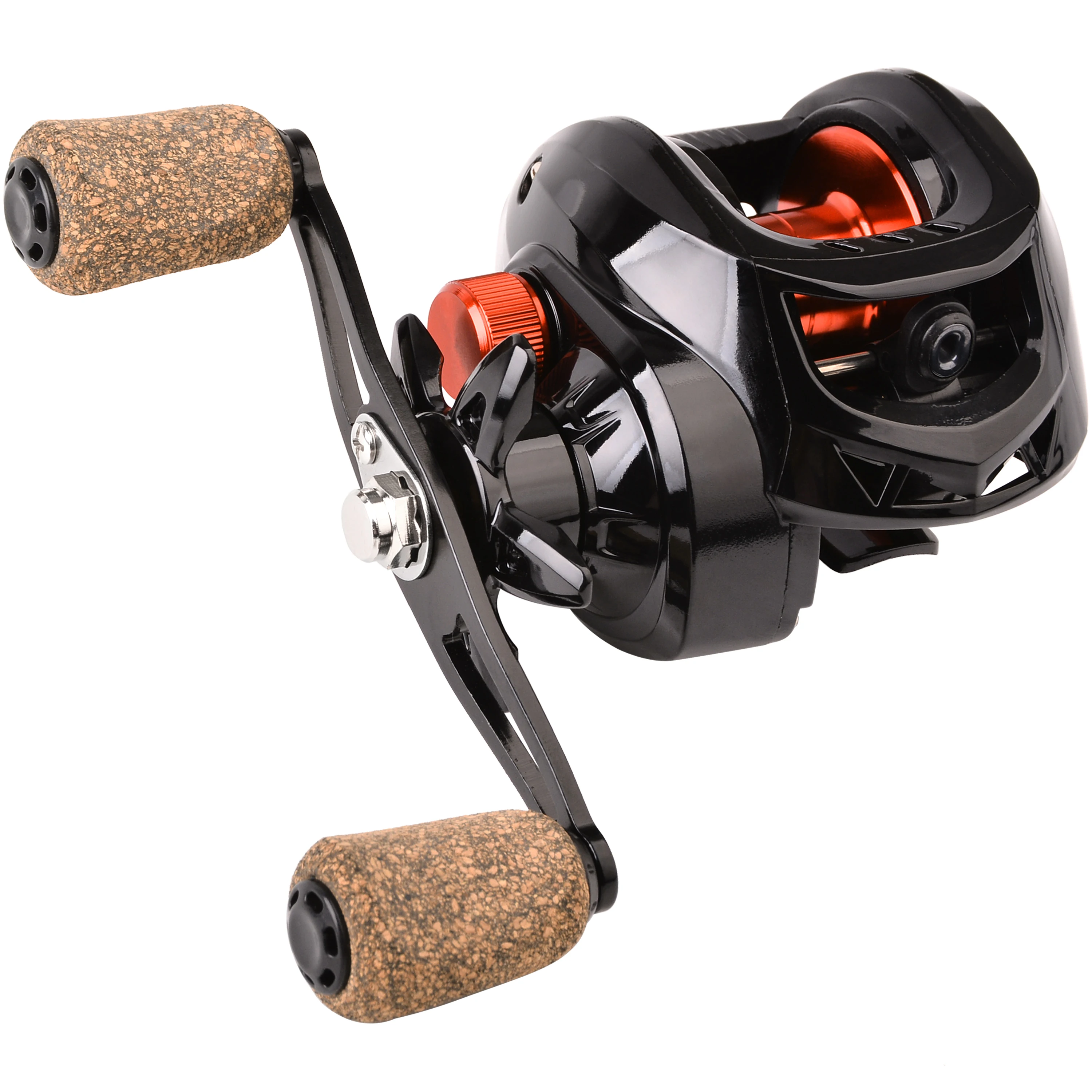 Moulinet de pêche Baitcasting tout en métal bobine 18 + 1BB 10 kg/22 LB rapport de vitesse de traînée maximum 7.2: 1 moulinets de pêche Pesca en métal magnétique