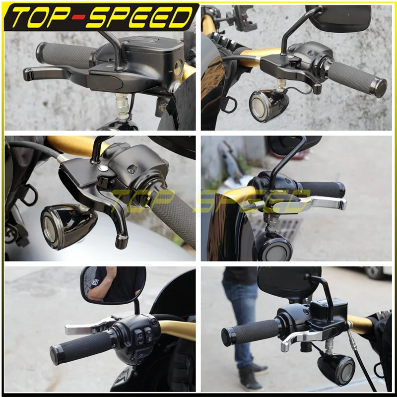 3-Finger CNC Shorty Levers For Harley Softail (2015-2025) - Brake & Clutch Control Kit
