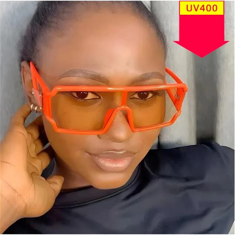 

Vintage red large frame sunglasses sunshade luxury glasses women's chameleon