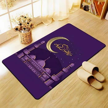 Muslim Prayer Rug Floor Mats Carpet for Living Room Doormat Plush Non slip Chair Mat