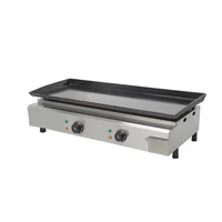 Commercial Kitchen Equipment Electric Tabletop Flat Plate Hamburger Griddle Stainless Steel Cast Iron Grill Griddle For Sale 1