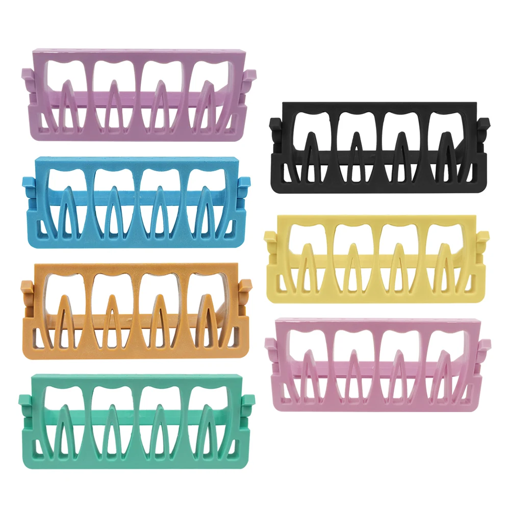 

1pcs Endo Files Holder Dental Endodontic Drill Stand Root Canal File Block Ruler 8 Holes with Record Files Organizer Drop ship