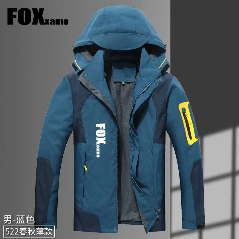 Fox Xamo 남성용 소프트쉘 사이클링 하이킹 재킷, 여성용 군사 전술 육군 재킷, 스포츠 바람막이 후드 코트, 캠핑 의류