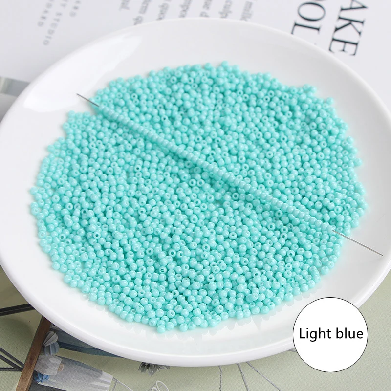 Tschechische Uniform Runde Glas Kleine Perlen Candy Farbe Mini Handwerk Perlen Für DIY Handgemachten Schmuck Machen Zubehör 12 Gramm/los – Detail 10