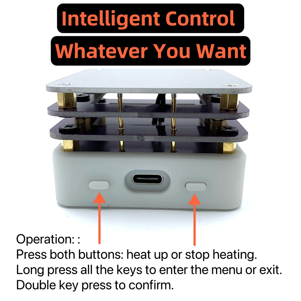 PD 65W Mini Hot Plate Temperature Control Preheating Rework