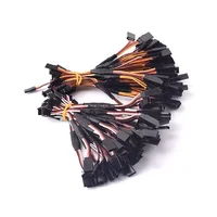 5Pcs/lot 10/15/20/30/50CM Servo Y Extension Cord Cable Lead Wire 30/60 Core For JR Futaba RC Battery Drone Car Boat Helicopter 2
