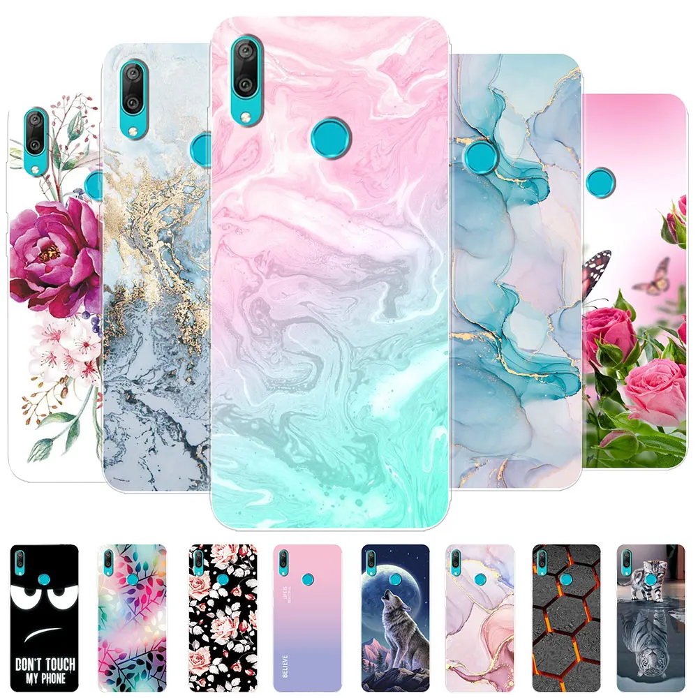 Per Huawei Y6 2019 Custodia Huawei Y6 Pro 2019 Custodie Posteriori Per Telefono In Tpu Morbido In Silicone Trasparente Per Huawei Y6 Prime 2019 Cover 