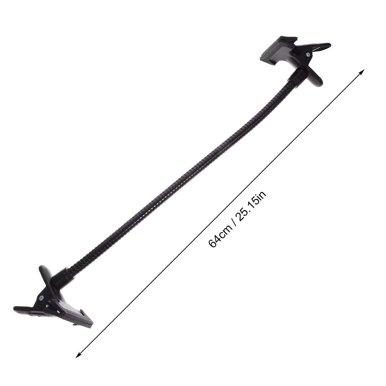 Double Head Metal Clamp Flexible Gooseneck Tube Background Holder Lighting Stand Bracket Camera Photo Accessory