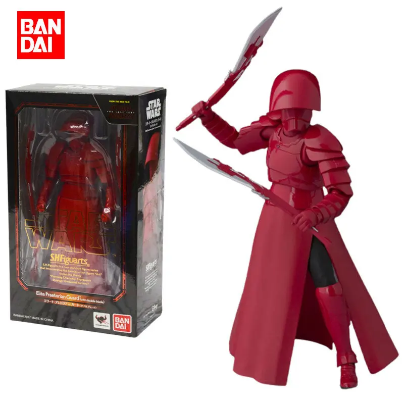 

Bandai SHF Star Wars Elite Praetorian Guard Official Authentic Figure Movable Character Model Anime Collectible Gift Toys