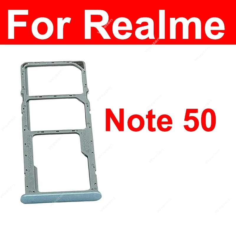 For Realme Note 50 RMX3834 SIM Card Tray Sim Card Holder
