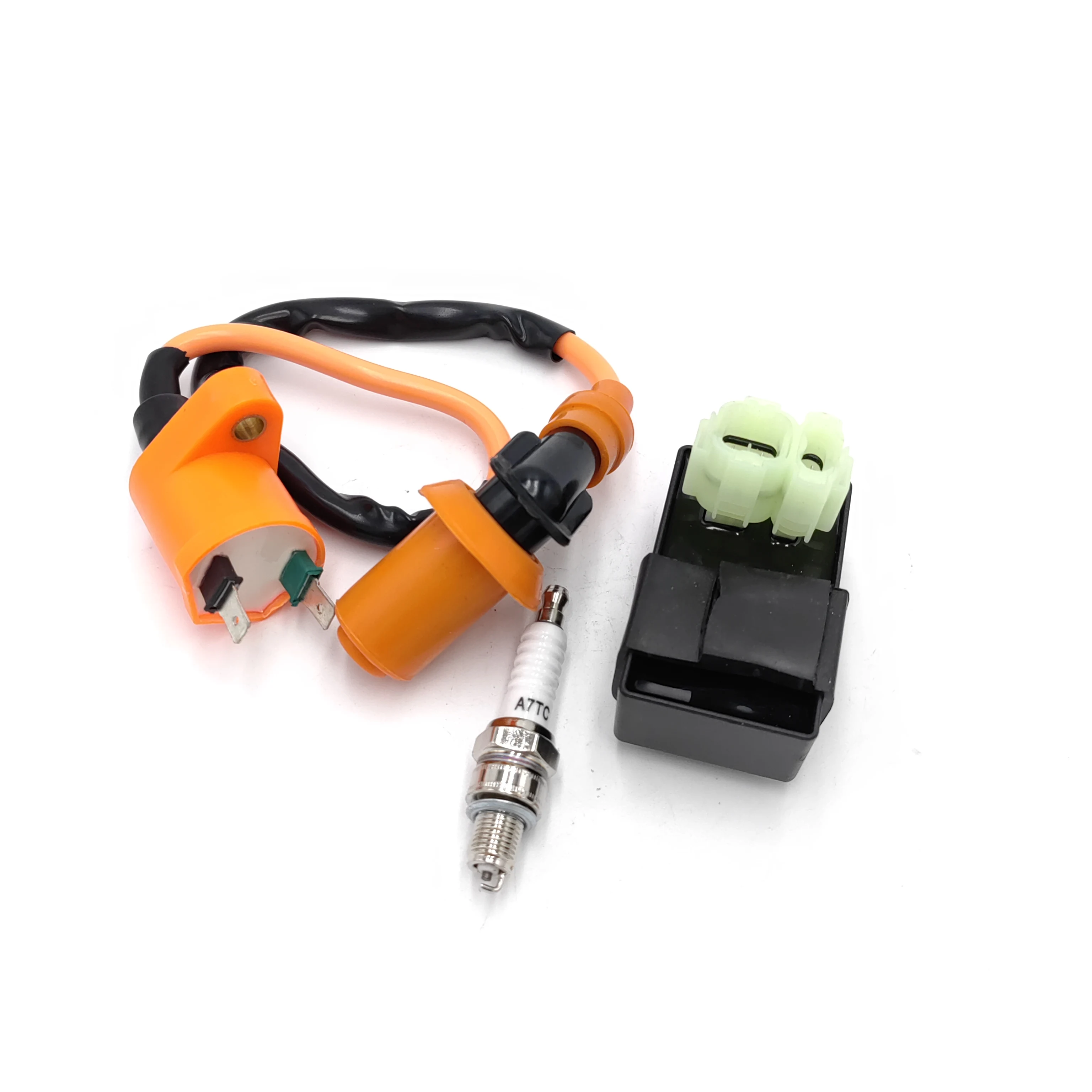 For GY6 50cc 125cc 150cc Racing Ignition Coil CDI + Spark Plug+