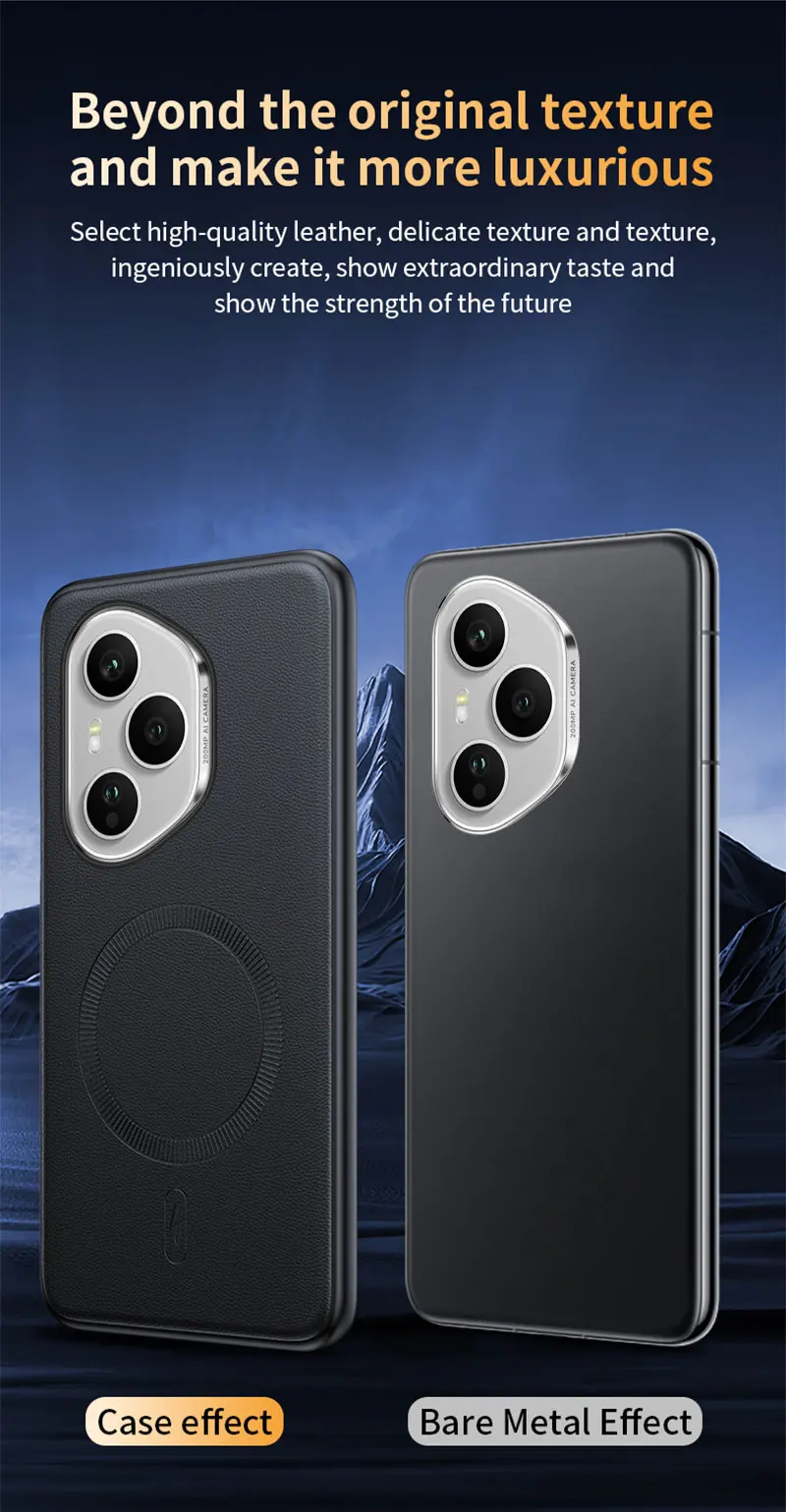 Für Honor 400 Pro Fall Magnetische Leder Schild Abdeckung Für Honor 400 Pro Hohe Qualität Anti-Fingerprint Nicht-Slip PC + TPU – Detail 11