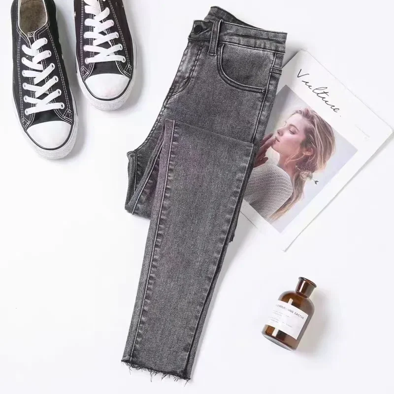12-Stand Double-Core Bamboo Denim Fabric Black Thick Stretchable Vertical Denim Material for Clothing And Accessories
