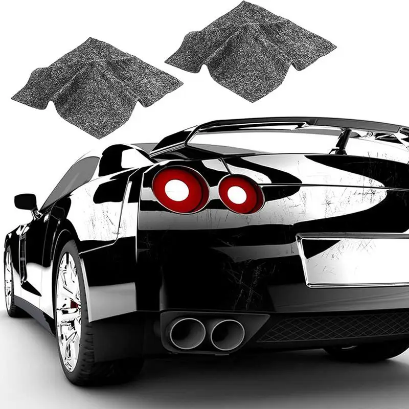 6 Pezzi Panno Nano Sparkle per Graffi Auto, Panno Magico Nano Car Scratch Remover Cloth, Riparazioni Graffi, Residui di Vernice, Vortice, Macchie