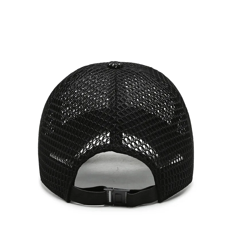 Unisex Men Women Fishing Baseball Caps Breathable Mesh Snapback