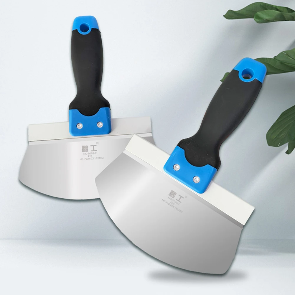 Paint Scraper Construction Worker Home Paint Scraper Stainless Steel Putty Knife Scraper Wallpaper Scraper for Drywall Finishing 2