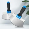 Paint Scraper Construction Worker Home Paint Scraper Stainless Steel Putty Knife Scraper Wallpaper Scraper for Drywall Finishing 2
