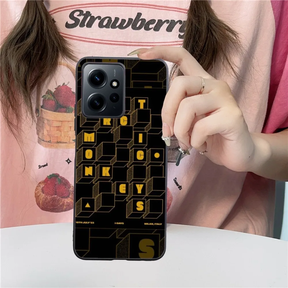 Luxury Arctic Fashion Monkeys Phone Case For Xiaomi 13 12 11 S T Ultra Lite Redmi Note 12 10 Poco F4 F5 X5 Pro 5G Black Cover