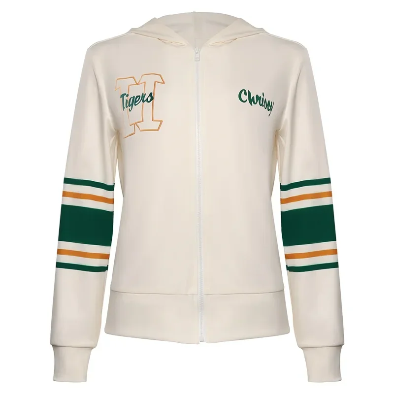thumbnail image 1 of Adult Kids Children Stranger Cos Things Chrissy Cosplay Costume Hawkins High School Uniform Jacket Coat Halloween Carnival Suit, 1 of 5