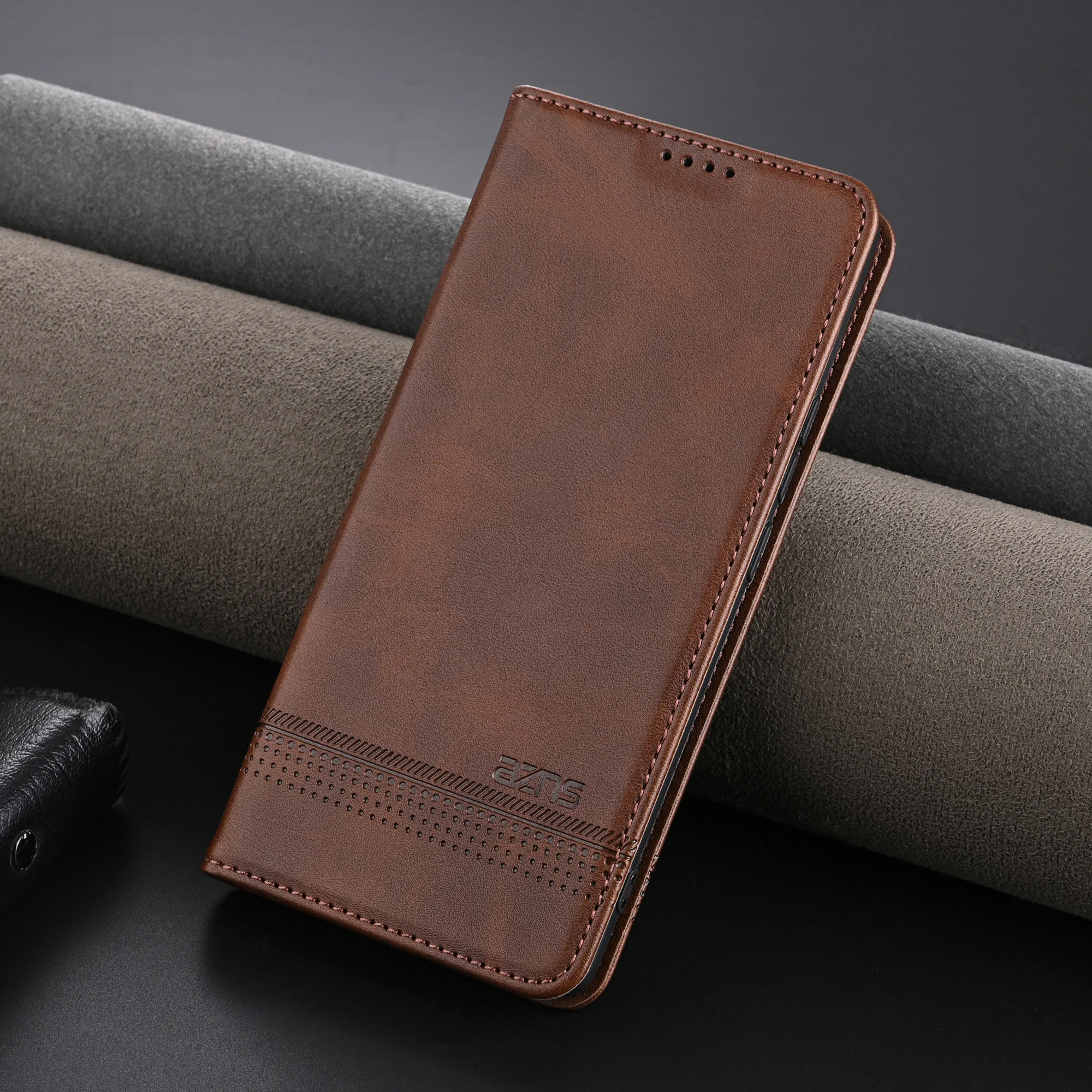 Luxury PU Leather Wallet Phone Case with Card Slot Holder Cover