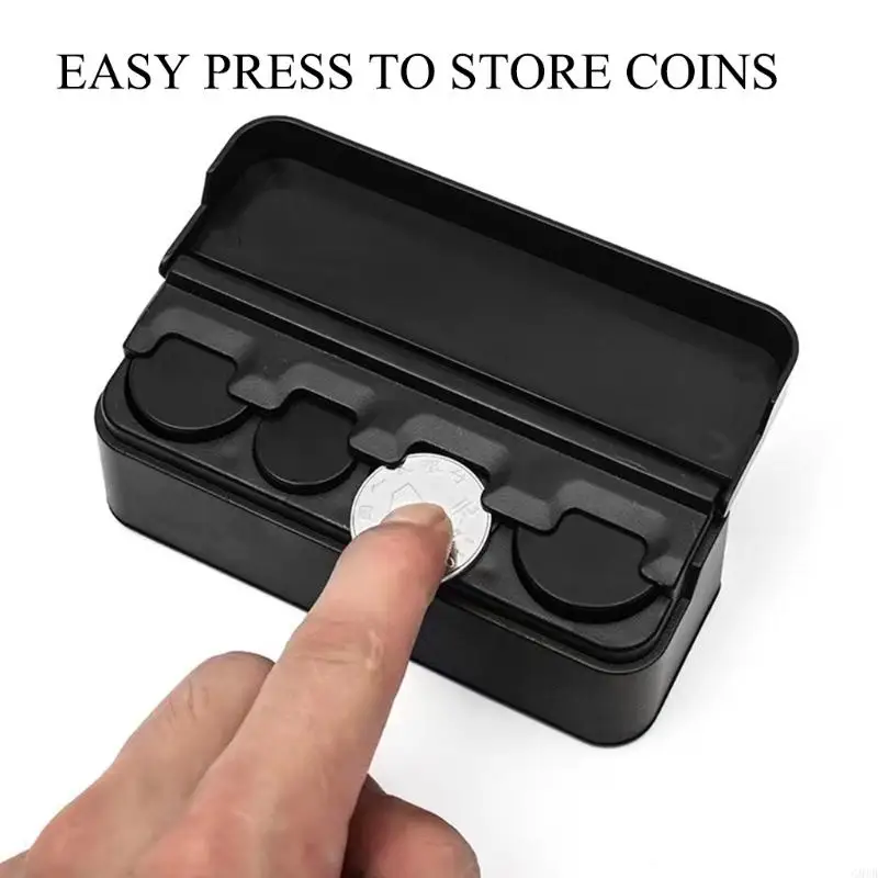 G8TB Coin Holder for Car Change Universal Storage Coin Money Dispenser 3