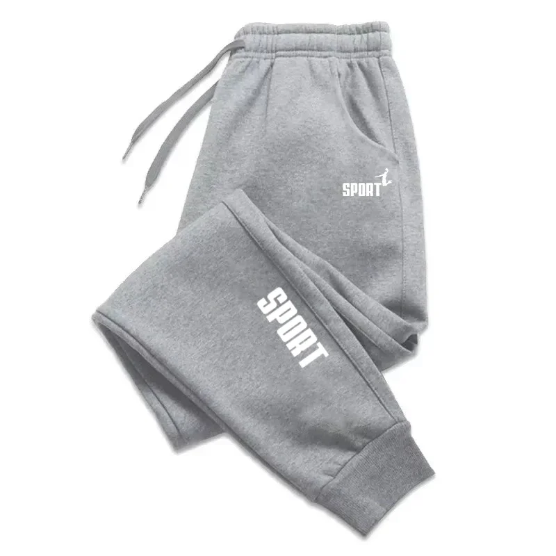 2024 Autumn Winter New Men's Trousers Casual Trousers Sports Jogging Fitness Pants Sweatpants Fashion Trend Street Print Pants 5