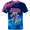 Hot 3D My Singing Monsters Graphic T Shirts Men Sports Short Sleeve Summer Family Games Tees Tops Baby Kids Cute Anime Tshirt 1