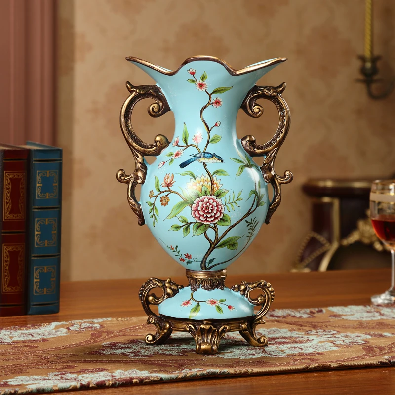 ヨーロッパ、ガラス 台 金属エナメル 北ヨーロッパ式 芸術 台の上の鉢