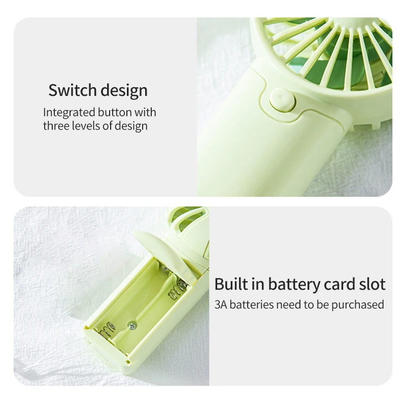 Compact Portable Mini Handheld Summer Cooling Fan