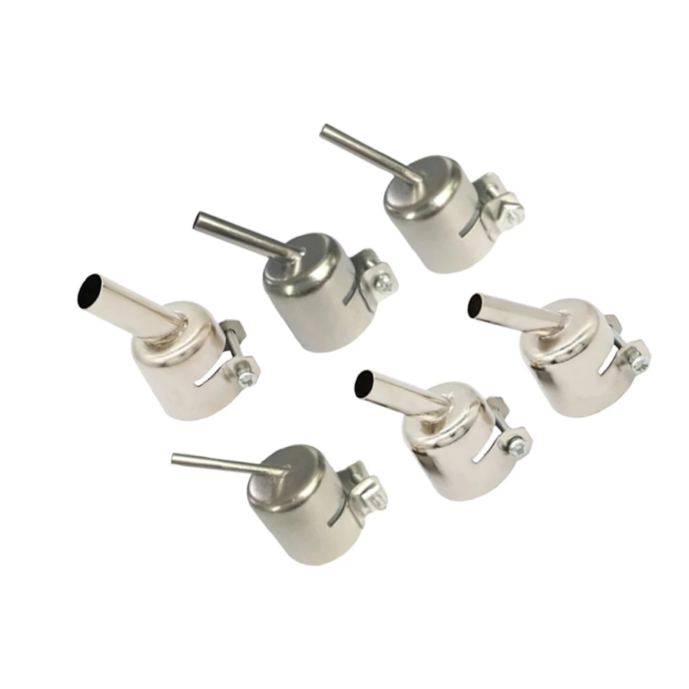 

5pcs 45Degree Curved Angle Welding Nozzle 850 Series Hot Air Soldering Rework Station Workshop Equipment Power Tools Accessories