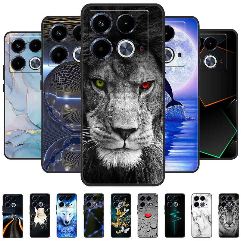 Animal Silicone Soft TPU Back Cover Protective Case
